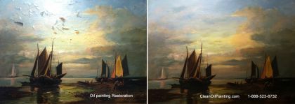 3 damaged oil painting restoration Click